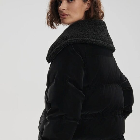 Varley Roseville Down Jacket Puffer Black Small - Picture 2 of 7